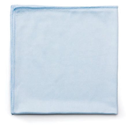 Vortex 16 x 16 in. Executive Series Hygen Cleaning Cloths - Glass Microfiber, Blue, 12PK VO2491065
